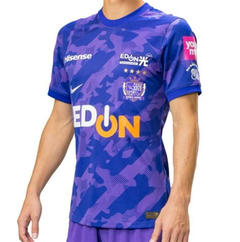 Sanfrecce Hiroshima 2023 24 Home Soccer Jersey Player Version Model