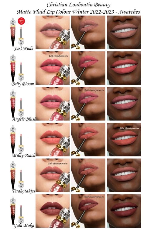 Новые оттенки губных помад Christian Louboutin Beauty Matte Fluid Lip