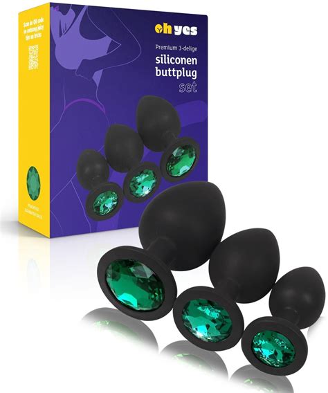 Siliconen Buttplugs Voor Mannen En Vrouwen Buttplug Set 3 Delig Anal Butt Plug Bol