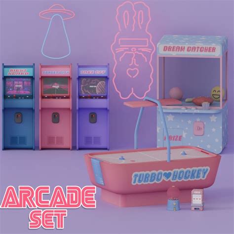 Arcade Set Mechtasims Sims Sims 4 De Sims