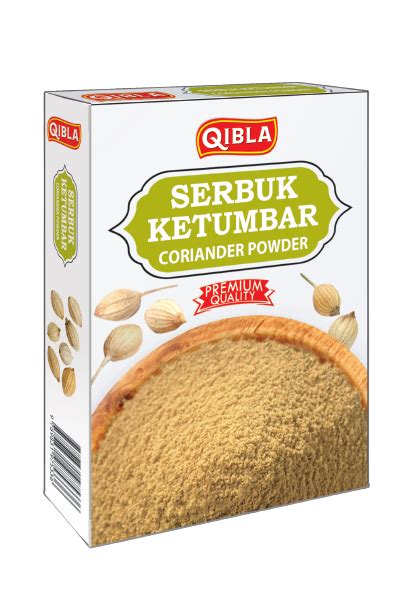 Coriander Powder Serbuk Ketumbar Premium Qibla Spices Box Qibla