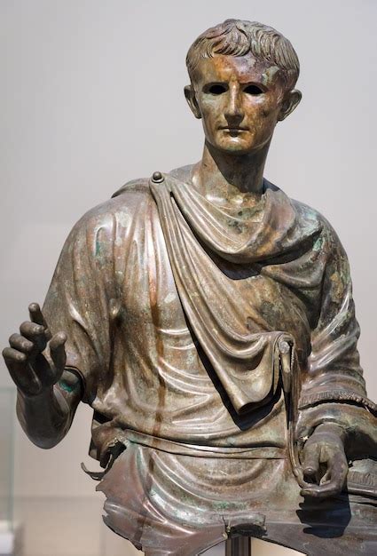 Premium Photo | Antique statue of emperor Augustus