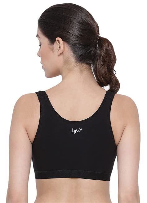 Buy Lyra Womens Non Padded Sports Bra 531 Sports Bra 5312pcblack And Skinxxl At