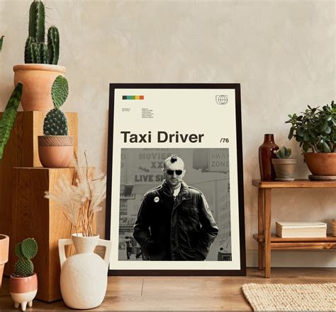 Taxi Driver Poster Martin Scorsese Taxi Driver Print Movie Print