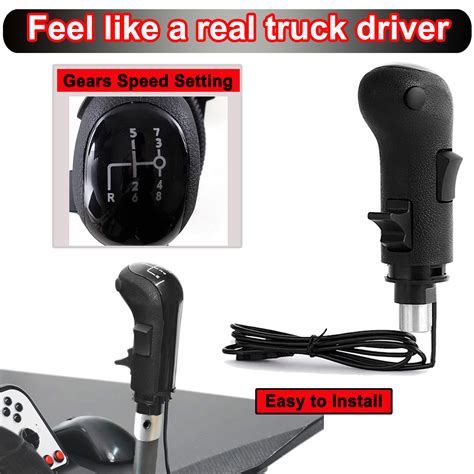 Usb Truck Simulator Shifter Gearshift Knob For Ats And Ets2 H Gearshift