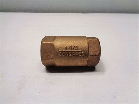 Apollo Conbraco 1 12 Fnpt In Line Ball Cone Check Valve Bronze Lot Of 2