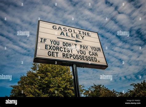 Gasoline Alley If You Don T Pay Your Exorcist You Can Get Repossessed