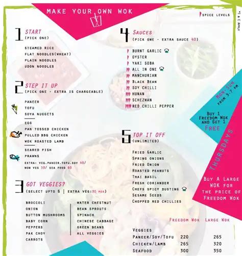 Wok This Way Menu, Menu for Wok This Way, Versova, Andheri West, Mumbai ...