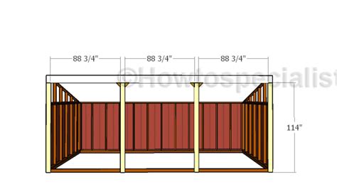 Loafing Shed Roof Plans Howtospecialist How To Build Step By Step