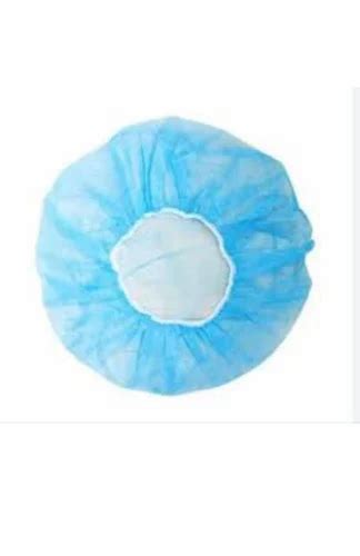 Blue Disposable Bouffant Head Cap Size Inch At Rs Piece In Mumbai