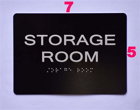 STORAGE ROOM ADA Sign - The sensation line | HPD SIGNS - THE OFFICIAL STORE