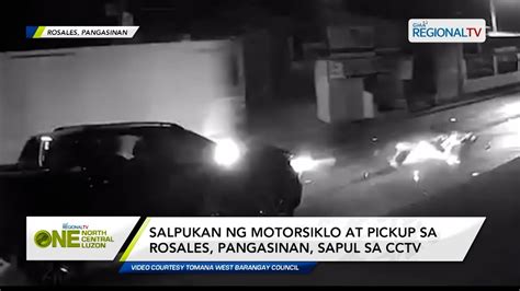 One North Central Luzon Salpukan Ng Motorsiklo At Pickup Sa Rosales