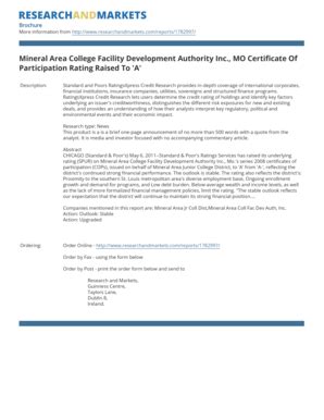 Fillable Online Mineral Area College Facility Development Authority Inc