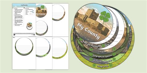 My County Circles Booklet Twinkl Geography Teacher Made