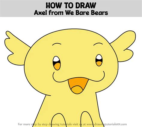 How To Draw Axel From We Bare Bears We Bare Bears Step By Step