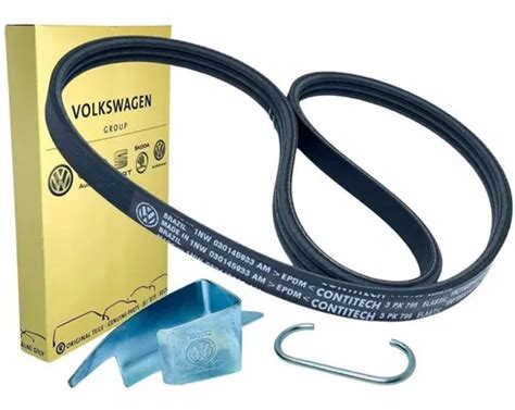 Correia Ar Condicionado Gol G5 G6 G7 Fox Saveiro Original Vw