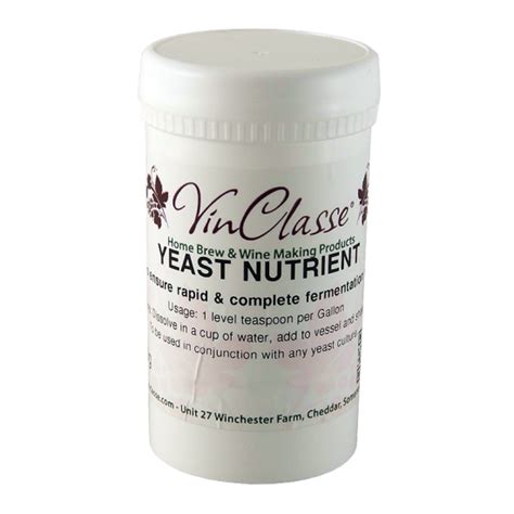 Vinclasse Wine Making Yeast Nutrient 100g Tub The Homebrew Centre