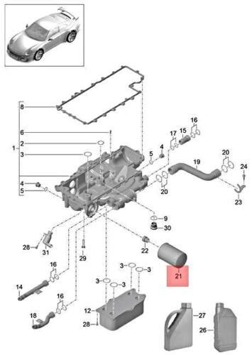 Genuine Porsche Oil Filter A Ebay