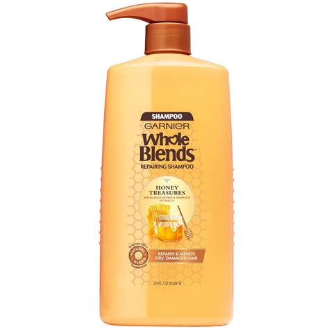 Garnier Whole Blends Honey Treasures Repairing Shampoo For Damaged