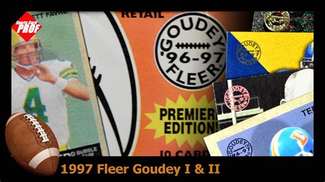 1997 Fleer Goudey Football Sets YouTube