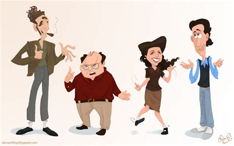 Dan Barrett's Art Blog: Seinfeld Cast