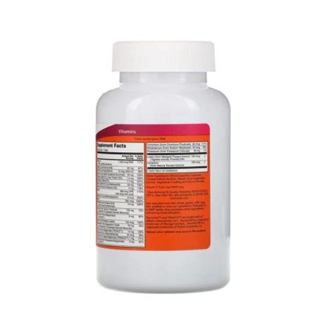 Daily Vits Multi 100/250 Tablets | Now Foods | Health store