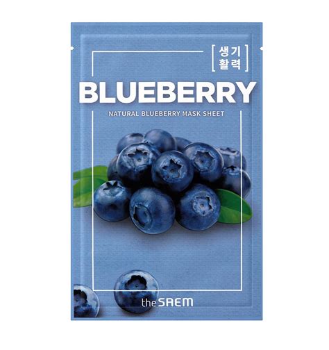 The Saem Natural Blueberry Mask Sheet Bearel