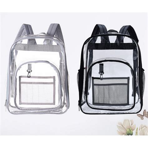 Jual Fashion Bening Transparan Ransel Wanita Pvc Kapasitas Besar Siswa