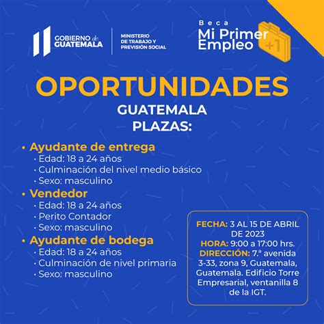 Mintrab On Twitter ¡aplica A Tu Primera Oportunidad Laboral 🧑👩 🙌 Si