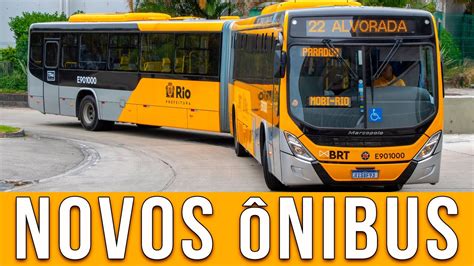 Novos Ônibus do BRT do Rio de Janeiro MOBI Rio Eu Fui Conferir 145