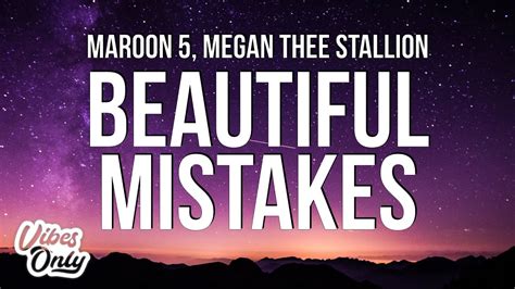 Maroon 5 - Beautiful Mistakes (Lyrics) ft. Megan Thee Stallion - YouTube