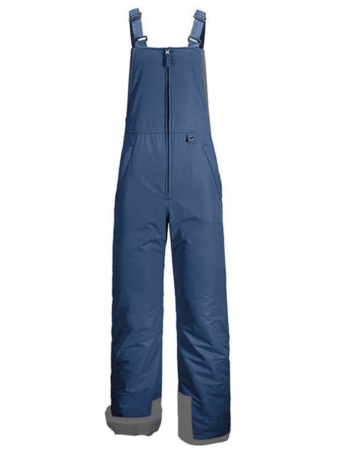 Biekopu Mens Essential Insulated Bib Overalls Snow Bibs Ski Pants