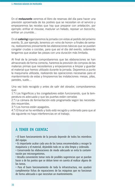 Procesos Basicos De Pasteleria Y Reposteria Editorial Brief Pdf