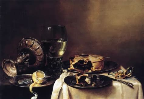 A Still Life By Willem Claesz Heda Oil Painting Reproduction For Sale