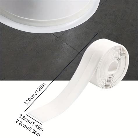 1roll Waterproof Mildew Proof Caulk Strip For Kitchen And Bathroom Shein Usa