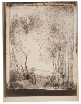 Jean Baptiste Camille Corot Jeune Mère à l Entrée d un Bois 1854