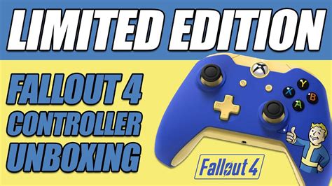 Limited Edition Fallout 4 Controller Unboxing Youtube