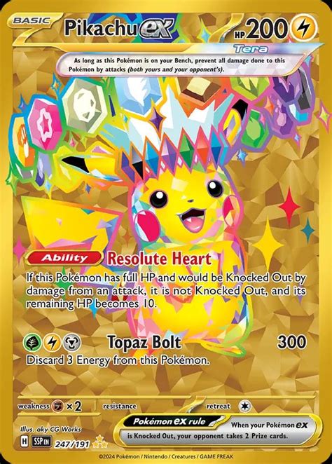 Pikachu Ex 247 Prices Pokemon Surging Sparks Pokemon Cards