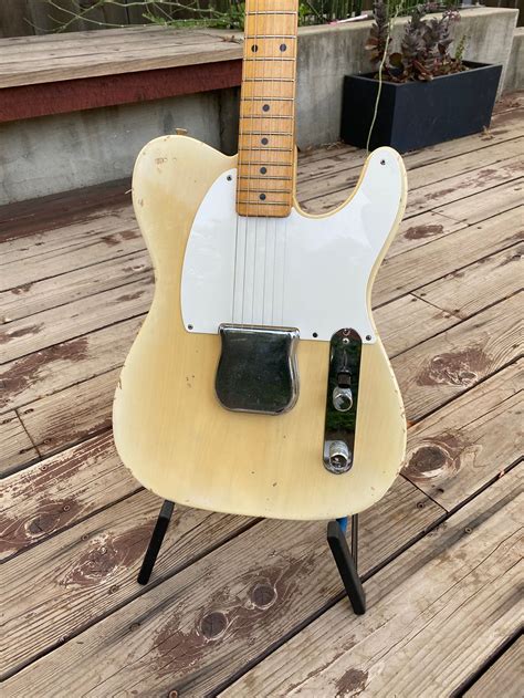 1959 Fender Esquire Blonde Guitars Electric Solid Body Mahar S Vintage Guitars