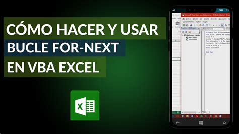 C Mo Hacer Y Usar Un Bucle For Next En Vba Excel R Pido Y F Cil Youtube