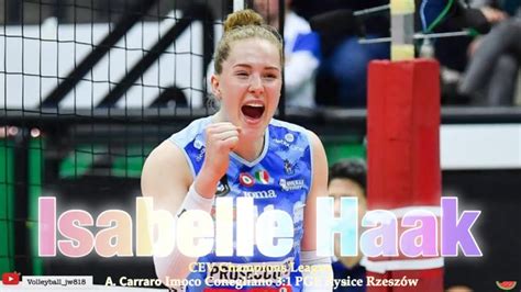 Isabelle Haak Star Imoco Conegliano Vs Pge Rysice Rzesz W Cev