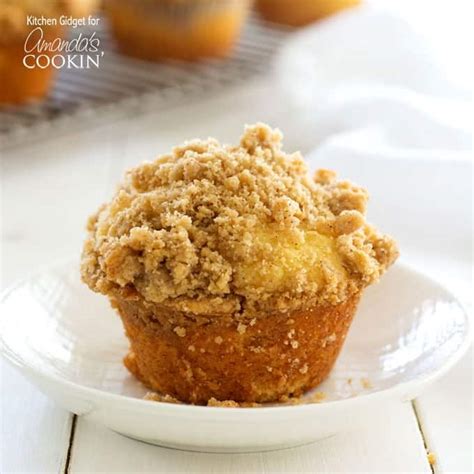 Cinnamon Streusel Muffins Recipe Amandas Cookin