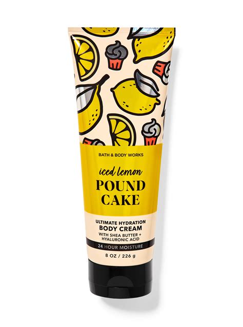 Bath And Body Works Iced Lemon Pound Cake Ultimate Hydration Body Cream