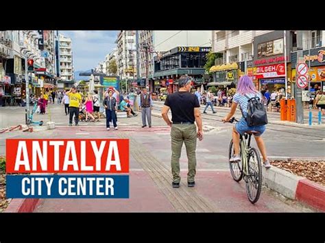 Antalya Exploring City Center Walking Tour Turkey K Fps