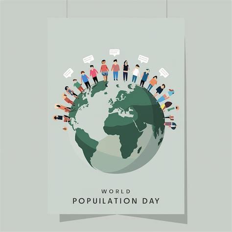 Premium Photo Illustration Of World Population Day Concept 11july