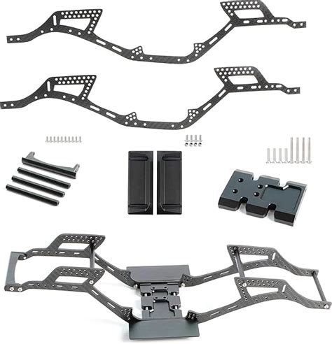 Carbon Fiber Lcg Chassis Kit Gen2 Rc Frame Chassis Kit For 1 10 Rc Rock Crawle 72g Lightweight