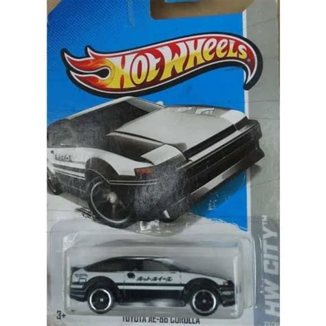 Embalagem Danificada Hot Wheels City Toyota Ae Corolla Universo Hot Wheels