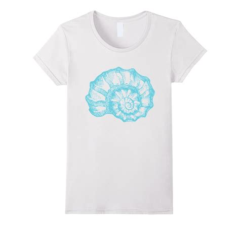 Shell T Shirt Ammonite Fossil Marine Ocean Nautilus Tee 4lvs 4loveshirt