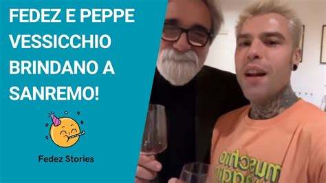 Il Brindisi Di Fedez Con Peppe Vessicchio In Onore Di Sanremo