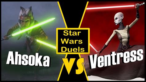 Ahsoka Tano Vs Asajj Ventress Star Wars Duels Canon Versus Series